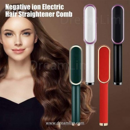 Hair Straightener Comb Brush .