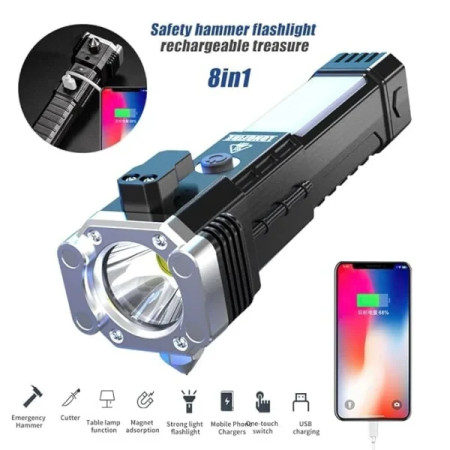 LED Torch With Power Bank...